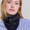 Cheap Hartford Bandana Scarf Navy Blue