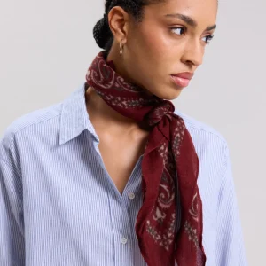 Clearance Hartford Bandana Scarf Red