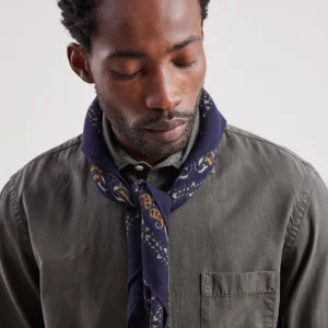Fashion Hartford Bandana Scarf Navy Blue