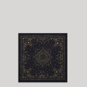 Cheap Hartford Bandana Scarf Navy Blue