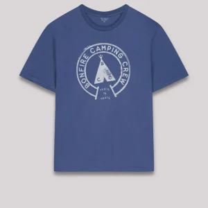 Online Hartford Bonfire T-shirt Cobalt Blue