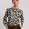Hot Hartford Calim Shirt Green & Beige