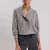 Cheap Hartford Carmen Shirt Beige & Gray