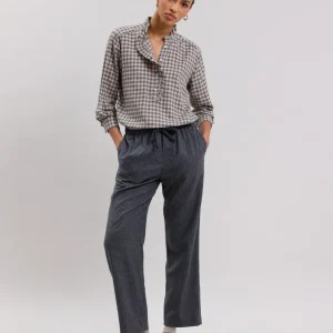 Cheap Hartford Carmen Shirt Beige & Gray