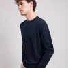 Online Hartford Crew Sweater Navy Blue