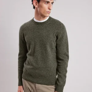 Clearance Hartford Crew Sweater Military Green