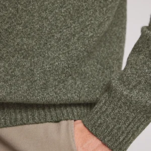 Clearance Hartford Crew Sweater Military Green