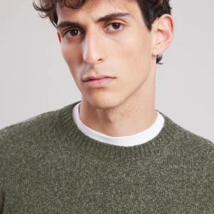 Clearance Hartford Crew Sweater Military Green