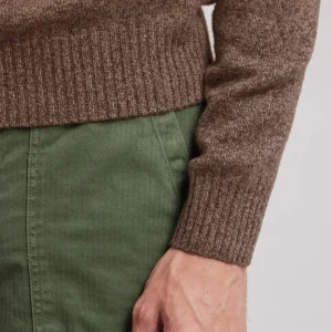 Discount Hartford Crew Sweater Brown
