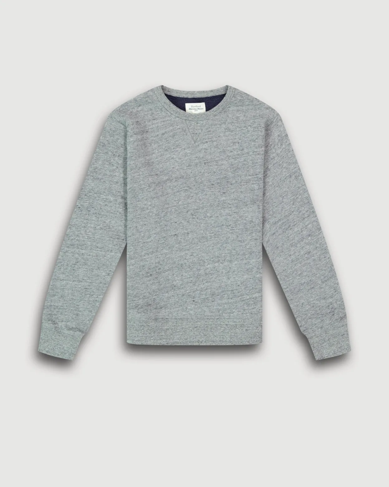 crew_sweatshirt_0-1.webp Sale Hartford Crew Sweatshirt Heather Gray & Navy