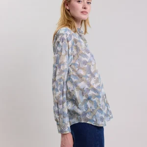 Cheap Hartford Cristal Shirt White & Blue