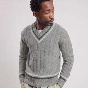 Outlet Hartford Donegal Sweater Gray