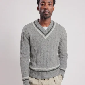 Outlet Hartford Donegal Sweater Gray