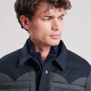 Best Hartford Duck Down Jacket Navy Blue