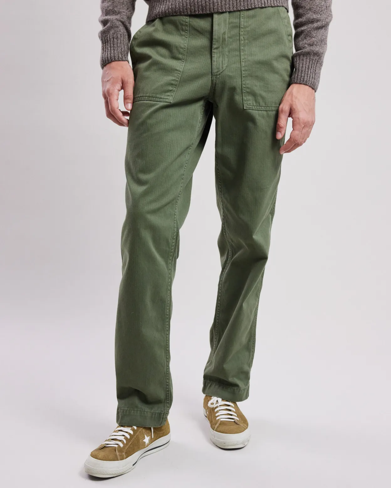 fatigue_pants_1.webp Sale Hartford Fatigue Pants Military Green