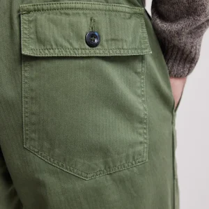 Sale Hartford Fatigue Pants Military Green