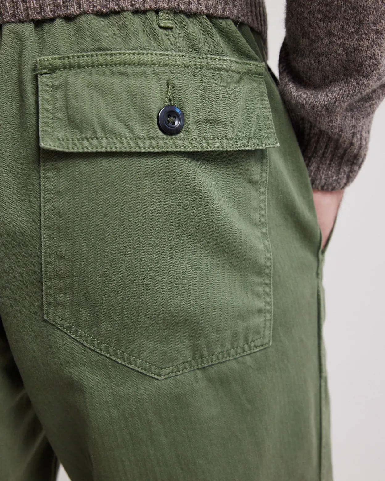 fatigue_pants_3.webp Sale Hartford Fatigue Pants Military Green