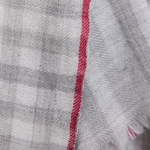Flash Sale Hartford Gingham Scarf Light Gray