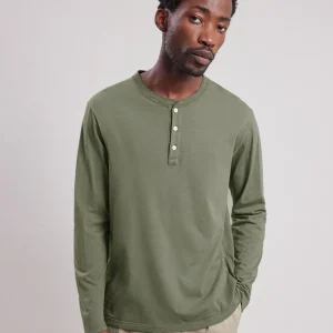 New Hartford Henley T-shirt Military Green