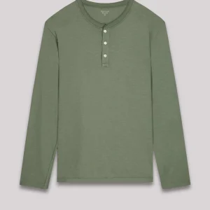 New Hartford Henley T-shirt Military Green