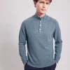 Fashion Hartford High Neck Sweater Denim