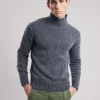Discount Hartford High Neck Sweater Denim