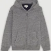 Discount Hartford Hoody Sweatshirt Heather Gray & Navy