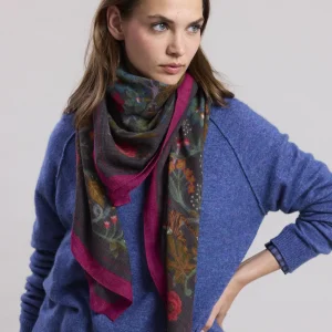 Cheap Hartford Jungle Scarf Carbon