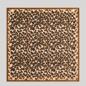 Cheap Hartford Leopard Scarf Camel