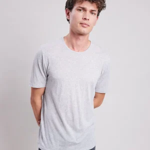 Shop Hartford Light Crew T-shirt Heather Gray