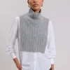 New Hartford Mehna Bib Collar Gray