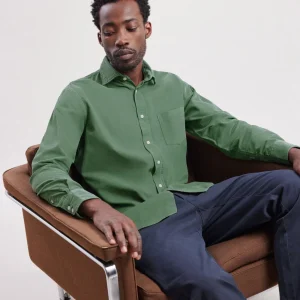 Shop Hartford Paul Shirt Fern Green