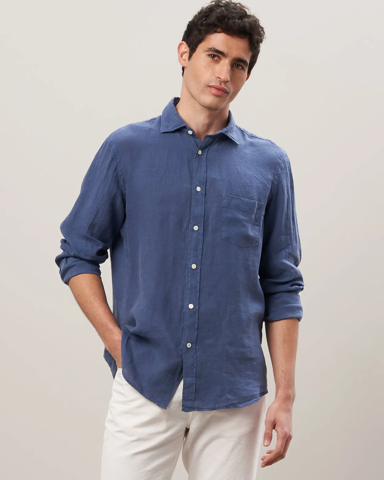 paul_shirt_0-29.webp Flash Sale Hartford Paul Shirt Cobalt blue