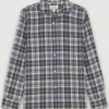 Best Hartford Paul Shirt Gray & Blue
