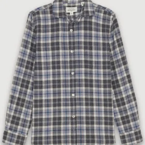 Best Hartford Paul Shirt Gray & Blue