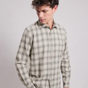 Sale Hartford Paul Shirt Gray & Beige