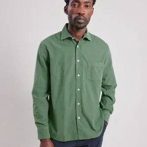 Shop Hartford Paul Shirt Fern Green