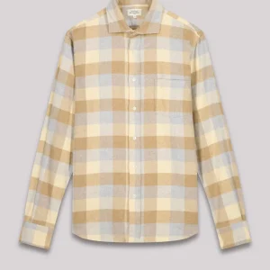Fashion Hartford Paul Shirt Yellow & Gray