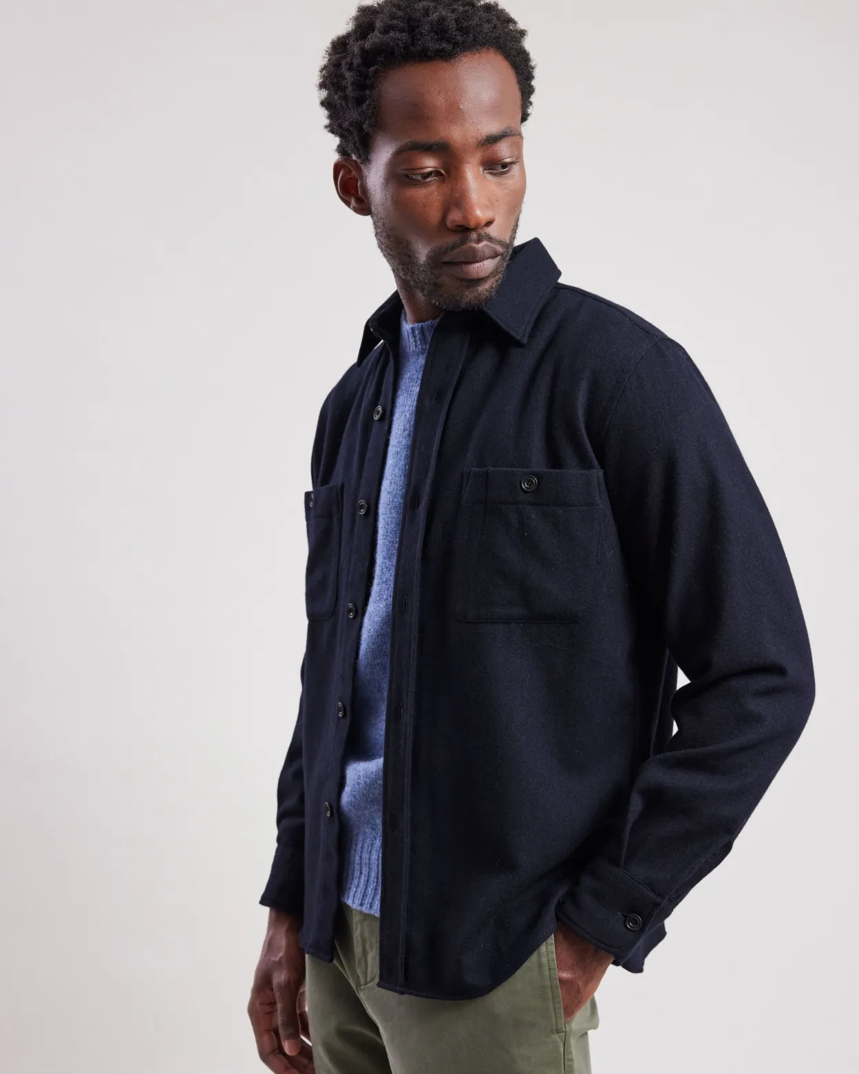 percey_shirt_0-2.webp Hot Hartford Percey Shirt Navy Blue