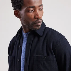 Hot Hartford Percey Shirt Navy Blue
