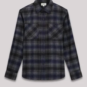 Best Hartford Percey Shirt Navy Blue