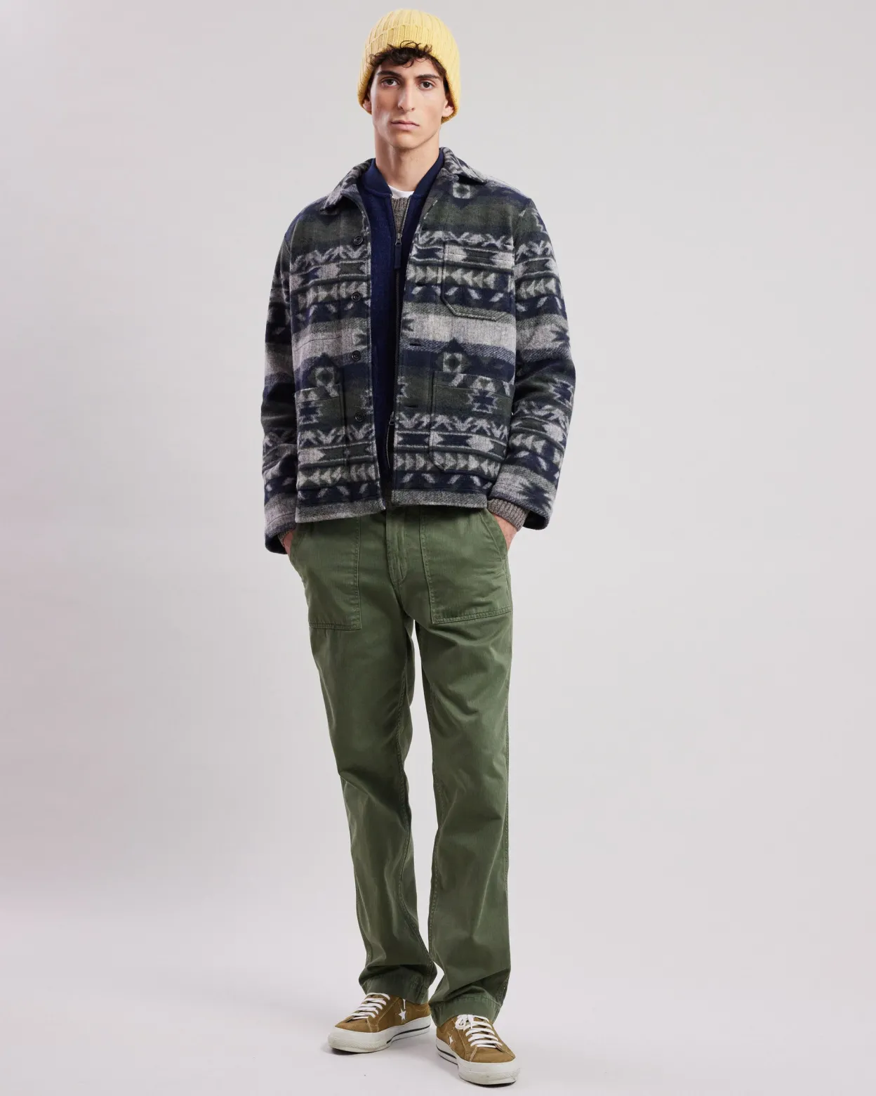 perry_jacket_3.webp Sale Hartford Perry Jacket Navy & Green