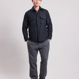 Clearance Hartford Peter Shirt Navy Blue