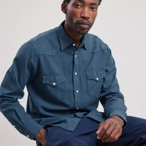 Discount Hartford Phoenix Shirt Cobalt Blue