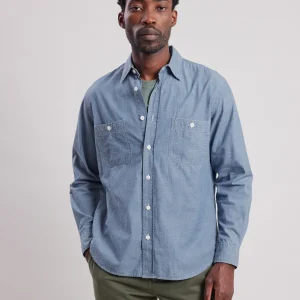 Sale Hartford Pocket Shirt Indigo