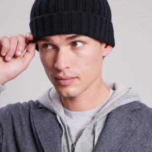 Store Hartford Rib Beanie Black