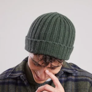 Online Hartford Rib Beanie Forest Green