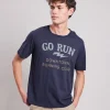 Shop Hartford Run T-shirt Navy Blue