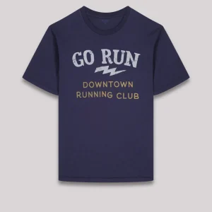 Shop Hartford Run T-shirt Navy Blue