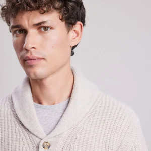 Online Hartford Shawl Cardigan Off-White